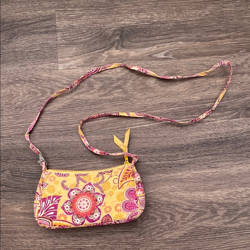 Floral Yellow and Pink Vera Bradley Bag